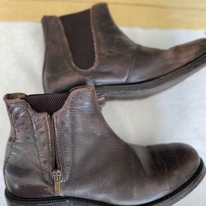 Bed Stu Faro Chelsea Brown Leather Boot Size 8